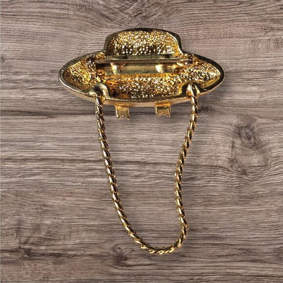 Red Hat Society Pin Brooch Vintage - Picture 2 of 4